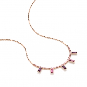 Collana in Argento con zirconi